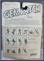 Zook (Bazooka Man) from Gen Patch - Basic Series manufactured by Galoob [Back]