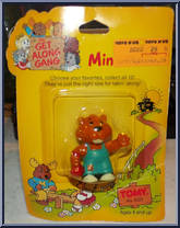 Bingo "Bet-it-All" Beaver from Get Along Gang - Miniatures manufactured by Tomy [Front]