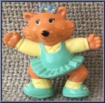 Flora "Forget-Me-No" Fox from Get Along Gang - Miniatures manufactured by Tomy [Loose]