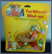 Zipper Cat from Get Along Gang - Fun Wheelin' Wind-ups manufactured by Tomy [Front]