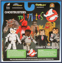 Ray Stantz (Gooey) / Exploding Stay Puft from Ghostbusters - Minimates - Toys R Us - Best of Series 2 manufactured by Diamond Select [Back]