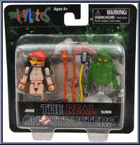 Janine / Slimer from Ghostbusters - Minimates - Toys R Us - Real Ghostbusters - Series 1 manufactured by Diamond Select [Front]