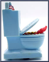 Fearsome Flush from Ghostbusters - The Real - Super Fright Features manufactured by Kenner [Loose]