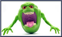 Green Ghost from Ghostbusters - The Real - Series 1 manufactured by Kenner [Loose]