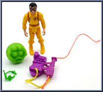 Louis Tully (Four-Eyed Ghost) from Ghostbusters - The Real - Slimed Heroes manufactured by Kenner [Loose]