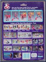 Louis Tully (Vapor Ghost) from Ghostbusters - The Real - Power Pack Heroes manufactured by Kenner [Back]