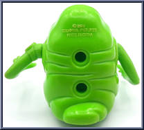 Slimer with Proton Pack from Ghostbusters - The Real - Super Fright Features manufactured by Kenner [Loose]