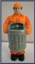 Terror Trash Ghost from Ghostbusters - The Real - Series 3 manufactured by Kenner [Loose]