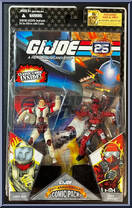 Captain Ace / Wild Weasel from G.I. Joe - 25th Anniversary - Comic Packs - Wave  3 manufactured by Hasbro [Front]