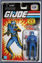 Cobra Commander (Mass Device Crystals) (Cartoon) (v1) from G.I. Joe - 25th Anniversary - Wave  8 manufactured by Hasbro [Front]