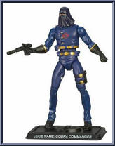 Cobra Commander (Hooded) from G.I. Joe - 25th Anniversary - Wave  1 manufactured by Hasbro [Loose]