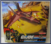 Conquest X-30 (with Python Patrol Viper) from G.I. Joe - 25th Anniversary - Vehicle Sets manufactured by Hasbro [Front]