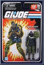 Snake Eyes (Arctic) from G.I. Joe - 25th Anniversary - Wave  8 manufactured by Hasbro [Front]