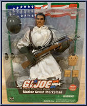 Marine Scout Marksman from G.I. Joe - A Real American Hero - 12" Scale manufactured by Hasbro [Front]