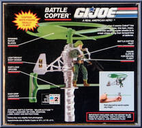 Battle Copter (with Major Altitude) from G.I. Joe - Classic Collection - Series 10 - Accessories manufactured by Hasbro [Back]