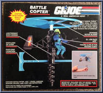 Battle Copter (with Ace) from G.I. Joe - Classic Collection - Series 11 - Accessories manufactured by Hasbro [Back]