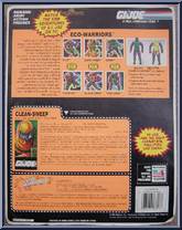 Clean-Sweep from G.I. Joe - Classic Collection - Series 10 - Eco Warriors manufactured by Hasbro [Back]