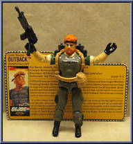 Outback / Crazylegs from G.I. Joe - Classic Collection - Night Force manufactured by Hasbro [Loose]