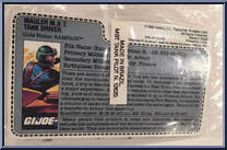 Rampage (Mail Order) from G.I. Joe - Classic Collection - Series  8 manufactured by Hasbro [Back]