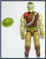 Warthog A.I.F.V. (with Sgt. Slaughter) from G.I. Joe - Classic Collection - Series  7 - Accessories manufactured by Hasbro [Sgt. Slaughter]