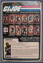 Snake-Eyes  from G.I. Joe - Classic Collection - Series  1.5 manufactured by Hasbro [Back]