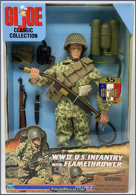 WWII U.S. Infantry (with Flamethrower) - G.I. Joe - Classic Collection ...