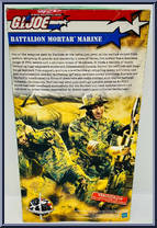 Battalion Mortar Marine from G.I. Joe - Classic Collection 12" Scale - Basic Series manufactured by Hasbro [Back]