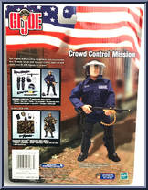 Crowd Control Mission from G.I. Joe - Classic Collection 12" Scale - Battle Gear manufactured by Hasbro [Back]
