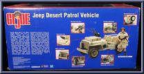 Jeep Desert Patrol Vehicle from G.I. Joe - Classic Collection 12" Scale - Basic Series manufactured by Hasbro [Back]