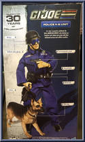 Police K-9 Unit from G.I. Joe - Classic Collection 12" Scale - Basic Series manufactured by Hasbro [Back]
