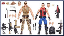 Sgt Slaughter & Felix "Mercer" Stratton from G.I. Joe - Classified - Basic Series manufactured by Hasbro [Loose]