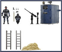 Trench Viper & Cobra Modular Fortification from G.I. Joe - Classified - Basic Series manufactured by Hasbro [Loose]