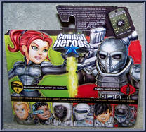 Shana "Scarlett" O'Hara / Neo-Viper from G.I. Joe - Combat Heroes - Movie - Wave 2 manufactured by Hasbro [Back]