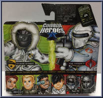 Snake Eyes / Ice-Viper from G.I. Joe - Combat Heroes - Movie - Wave 2 manufactured by Hasbro [Back]