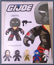 Destro from G.I. Joe - Mighty Muggs - Wave 2 manufactured by Hasbro [Back]