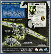 Air Assault Glider (with Capt. Ace) (Arctic Threat) from G.I. Joe - Rise of Cobra - Exclusives manufactured by Hasbro [Back]