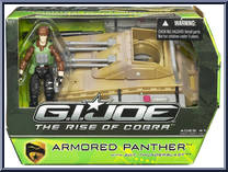 Armored Panther (with Thunderblast) from G.I. Joe - Rise of Cobra - Vehicles - Alpha manufactured by Hasbro [Front]