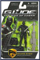 Snake Eyes (Ninja Commando) from G.I. Joe - Rise of Cobra - Collection 1 - Wave 1 manufactured by Hasbro [Front]