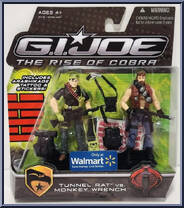 Tunnel Rat vs. Monkey Wrench from G.I. Joe - Rise of Cobra - Exclusives manufactured by Hasbro [Front]