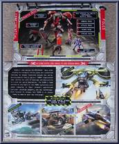 Mantis Mech (with Destro) from G.I. Joe - Sigma Six - Mission Manual manufactured by Hasbro [Back]