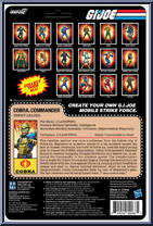 Cobra Commander (Once a Man) from G.I. Joe - ReAction + manufactured by Super7 [Back]