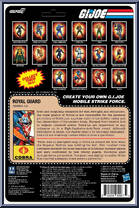 Cobra-La (Royal Guard) (Movie) from G.I. Joe - ReAction + manufactured by Super7 [Back]