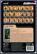 G.I. Joe Trooper (Camo Green Uniform) from G.I. Joe - ReAction Figures manufactured by Super7 [Back]