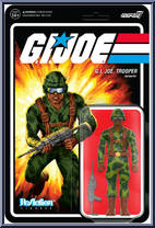 G.I. Joe Trooper (Camo Green Uniform) from G.I. Joe - ReAction Figures manufactured by Super7 [Front]