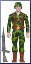G.I. Joe Trooper (Camo Green Uniform) from G.I. Joe - ReAction Figures manufactured by Super7 [Loose]