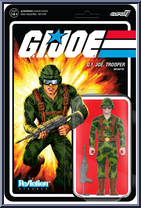 G.I. Joe Trooper (Camo Green Uniform) from G.I. Joe - ReAction Figures manufactured by Super7 [Front]