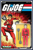 Jinx (Movie) from G.I. Joe - ReAction + manufactured by Super7 [Front]