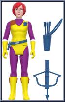 Scarlett (DIC Purple) from G.I. Joe - ReAction Figures manufactured by Super7 [Loose]