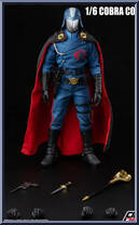 Cobra Commander from G.I. Joe - Basic Series manufactured by Threezero [Loose]