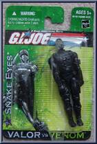 Snake Eyes from G.I. Joe - Valor vs Venom - Basic Series manufactured by Hasbro [Front]